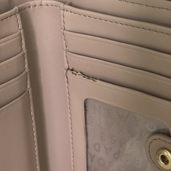 Kate Spade Taupe/Blush Leather Bifold Wallet - Picture 4 of 12